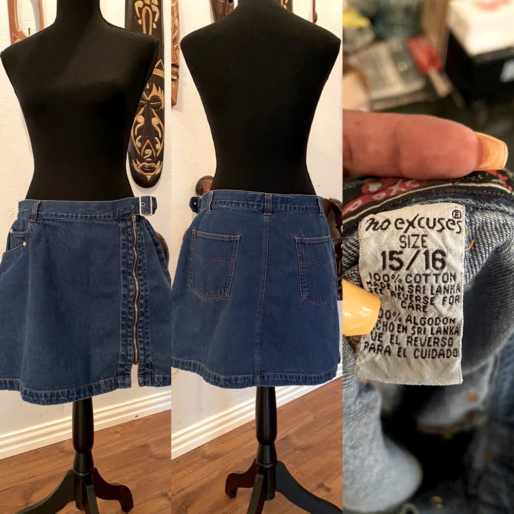 Blue Jean mini skirt